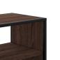 Preview: TV-Schrank Braun Eiche 80x31x39,5 cm Holzwerkstoff und Metall