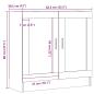 Preview: Bücherschrank Artisan-Eiche 82,5x30,5x80 cm Holzwerkstoff