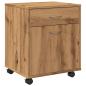 Preview: Rollcontainer Artisan-Eiche 45x38x54 cm Holzwerkstoff