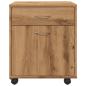 Preview: Rollcontainer Artisan-Eiche 45x38x54 cm Holzwerkstoff