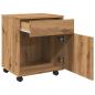 Preview: Rollcontainer Artisan-Eiche 45x38x54 cm Holzwerkstoff
