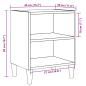 Preview: Nachttisch Altholz-Optik 40x30x50 cm Holzwerkstoff