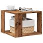 Preview: ARDEBO.de - Couchtisch Altholz-Optik 40x40x30 cm Holzwerkstoff