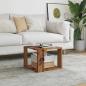 Preview: Couchtisch Altholz-Optik 40x40x30 cm Holzwerkstoff