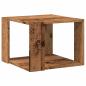 Preview: Couchtisch Altholz-Optik 40x40x30 cm Holzwerkstoff