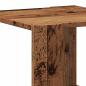 Preview: Couchtisch Altholz-Optik 40x40x30 cm Holzwerkstoff