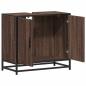Preview: Waschbeckenunterschrank Braun Eichen-Optik 65x33x60 cm