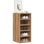 Preview: ARDEBO.de - Schuhschrank Artisan-Eiche 32x35x70 cm Holzwerkstoff