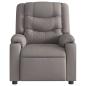 Preview: Massagesessel Elektrisch Taupe Stoff