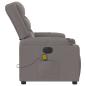 Preview: Massagesessel Elektrisch Taupe Stoff