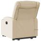 Preview: Elektrischer Massagesessel mit Aufstehhilfe Creme Stoff