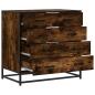 Preview: Schubladenschrank Räuchereiche 70x41x70 cm Holzwerkstoff