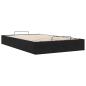 Preview: Ottoman-Bett ohne Matratze Schwarz 120x200 cm Samt