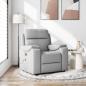 Preview: ARDEBO.de - Massagesessel Wolkengrau Stoff
