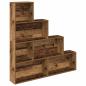 Preview: Bücherregal Altholz-Optik 157x24x160 cm Holzwerkstoff