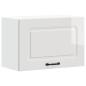 Preview: Küchen-Hängeschrank Kalmar Hochglanz-Weiß Holzwerkstoff
