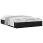 Preview: Ottoman-Bett ohne Matratze Schwarz 140x200 cm Samt