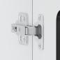 Preview: Küchen-Hängeschrank mit Glastür Kalmar Schwarz Holzwerkstoff