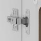 Preview: Küchen-Hängeschrank mit Glastür Kalmar Braun Eichen-Optik