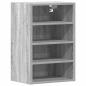 Preview: Hängeschrank Grau Sonoma 40x29,5x60 cm Holzwerkstoff