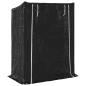 Preview: Brennholzregal mit Regenschutz 150x80x200 cm Verzinkter Stahl