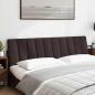Preview: Kopfteil-Kissen Dunkelbraun 180 cm Stoff