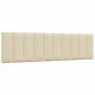 Preview: ARDEBO.de - Kopfteil-Kissen Creme 180 cm Stoff