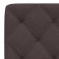 Preview: Kopfteil-Kissen Dunkelbraun 80 cm Stoff