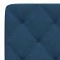 Preview: Kopfteil-Kissen Blau 90 cm Stoff