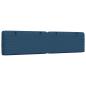 Preview: Kopfteil-Kissen Blau 200 cm Stoff