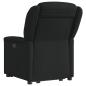 Preview: Relaxsessel mit Aufstehhilfe Schwarz Stoff