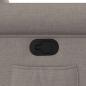 Preview: Relaxsessel mit Aufstehhilfe Taupe Stoff