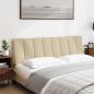 Preview: Kopfteil-Kissen Creme 160 cm Stoff