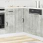 Preview: Küchen-Eckunterschrank Lucca Betongrau Holzwerkstoff
