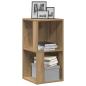 Preview: ARDEBO.de - Eckregal Artisan-Eiche 33x33x67 cm Holzwerkstoff