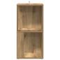 Preview: Eckregal Artisan-Eiche 33x33x67 cm Holzwerkstoff
