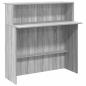 Preview: Empfangstheke Grau Sonoma 100x50x103,5 cm Holzwerkstoff