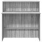 Preview: Empfangstheke Grau Sonoma 100x50x103,5 cm Holzwerkstoff