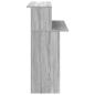 Preview: Empfangstheke Grau Sonoma 100x50x103,5 cm Holzwerkstoff