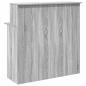 Preview: Empfangstheke Grau Sonoma 100x50x103,5 cm Holzwerkstoff