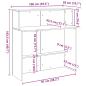 Preview: Empfangstheke Grau Sonoma 100x50x103,5 cm Holzwerkstoff