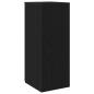 Preview: Lagerschrank Schwarz 40x45x103,5 cm Holzwerkstoff