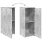 Preview: Lagerschrank Betongrau 40x45x103,5 cm Holzwerkstoff