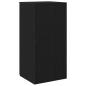 Preview: Lagerschrank Schwarz 50x45x103,5 cm Holzwerkstoff