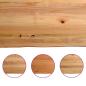 Preview: Esstisch Hellbraun 180x120x74 cm Massivholz Eiche Rechteckig