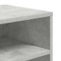 Preview: Bücherregal Betongrau 66x31x80 cm Holzwerkstoff