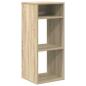 Preview: Bücherregal Sonoma-Eiche 34x31x80 cm Holzwerkstoff