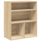 Preview: Bücherregal Sonoma-Eiche 60x30x71,5 cm Holzwerkstoff