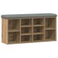 Preview: Schuhbank Artisan-Eiche 102x32x50 cm Holzwerkstoff