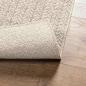Preview: Teppich ZIZUR Creme 80x250 cm Jute-Optik Indoor und Outdoor